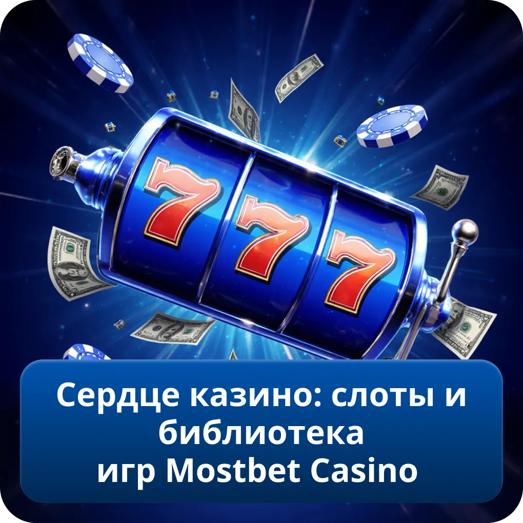 Сердце казино: слоты и библиотека игр Mostbet Casino